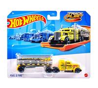 Hot Wheels Camion livrés chargés d'acrobaties ! - Modèles Assortis