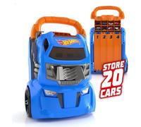 Hot Wheels Car Case Launcher I Stores up to 20 cars I 2-in-1 storage and launche