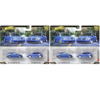Hot Wheels Car Culture 2-Pack Volkswagen Golf R32 et Mk7 (Lot de 2)