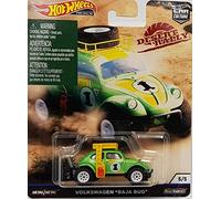 Hot Wheels Voiture miniature Volkswagen Baja Bug Car Culture Desert Rally 5/5 Verte