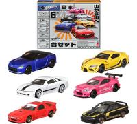Hot Wheels Car Culture - Lot de 6 voitures jouets de qualité supérieure moulées sous pression à l'échelle 1:64 avec décoration surélevée (les styles peuvent varier)