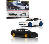 Hot Wheels Coffret Car Culture 2 véhicules 1/64 – pneus Real Riders, châssis Metal/Metal – JBK96