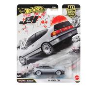 Hot Wheels Voiture miniature 88 Honda CRX 1:64 métal moulé sous pression pneus Real Riders JKF13