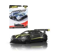 Hot Wheels Car Culture Premium Jouet Aston Martin Vantage GTE à l'échelle 1:64 en métal moulé sous Pression avec pneus Real Riders, carrosserie et châssis en métal, Eurospeed, JBK76