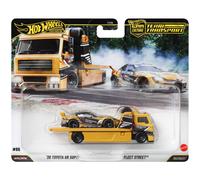 Hot Wheels Team Transport #86 '20 Toyota GR Supra & Fleet Street, Real Riders, Métal/Métal, Échelle 1:64