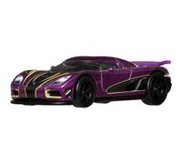 Hot Wheels Voiture jouet de collection Premium Car Culture, échelle 1:64 moulée sous pression Koenigsegg Agera R, véhicule à icônes intemporelles avec pneus de vrais cavaliers
