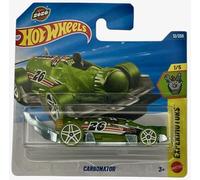 Hot Wheels Carbonateur - Experimotors 1/5 - JJH89 - Carte courte - Véhicule de course futuriste vert clair - Modèle fantaisie - Mattel 2026-1:64