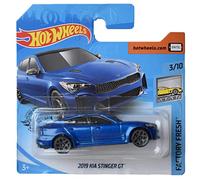 Hot Wheels Carte courte Kia Stinger GT 2019, [bleu] Factory Fresh 3/10
