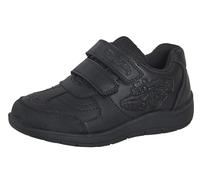 Hot Wheels Chaussures d'école pour garçons - Noir - Résistantes aux éraflures - Sangles de fixation faciles au toucher, Noir , 34 EU