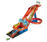 Hot Wheels - Circuit Rallye des Montagnes Russes avec 5 Véhicules