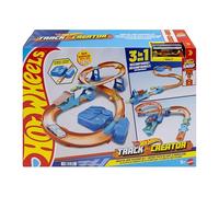 Hot Wheels – Circuit motorisé 3 en 1 Créateur de piste – Orange – Enfants
