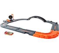 Hot Wheels City Extension Track Set, set de 10 pièces avec 1 véhicule, cadeau pour les enfants à partir de 4 ans
