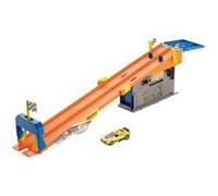 Hot wheels city - garage super course (1 véhicule inclus) multicolore G