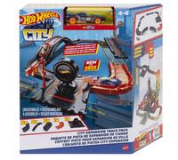 Hot Wheels Coffret extension Ville HDN95 – 10 éléments, base avec connecteurs, 1 voiture, dès 4 ans