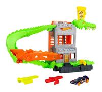 Hot Wheels City Hot Wheels-Attaque Du Crocodile-Coffret 1/64 Compatible Pistes