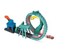 Hot Wheels City Scorpion Attaque Toxique avec looping articulé, Coffret de Jeu à connecter avec Circuit et Pistes, Voiture Incluse, Jouet pour Enfant, GTT67