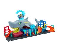 Hot Wheels City-Station de Lavage Requin-Coffret voiture Color Reveal HTN82