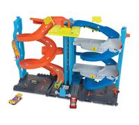 Hot Wheels City -Tour Spirale Transformable-Coffret, 1 voiture incluse