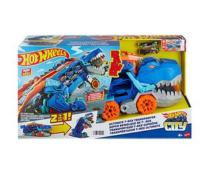 Hot Wheels City Véhicule de Transport T-Rex Ultime