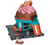 Hot Wheels Coffret Let's Race Netflix City Course Glacée – 1 voiture, structure à connecter – HTN77