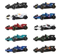 Hot Wheels Coffret 10 voitures de Formule 1 en métal à l’échelle 1/64 représenta