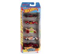 Hot Wheels Coffret 5 Véhicules Let’s Race, 5 véhicules à l’échelle 1/64 inspirés de la série d’animation Netflix Let’s Race, JDR20