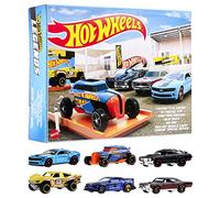 Hot Wheels Coffret 6 Véhicules de Légende, répliques de modèles célèbres avec décorations Authentiques et Roues fonctionnelles, à Collectionner, Jouet Enfant, Dès 3 Ans, HLK50