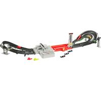 Hot Wheels Coffret Circuit de Grand Prix de Formule 1 avec 3 Voitures à l’échelle 1/64, Deux Modes de Course avec Un propulseur motorisé, JLB13