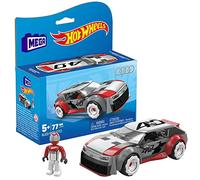 Hot Wheels Coffret Construction Voiture De Course Audi Rs Gto Concept Avec Détails Authentiques, Incluant 1 Figurine Pilote, 77 Pièces, Gris, À Collectionner Jouet Enfant, Dès 5 Ans, HKF94