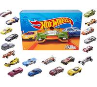 Hot Wheels 20 Car Assorteds Rouge Enfants