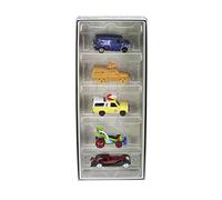Hot Wheels Coffret De 5 Voitures 100 Ans Disney, en Métal, Issues De L’Univers Disney Et Pixar, Boîte Commémorative, À Collectionner, Jouet Enfant, Dès 4 Ans, HKF06