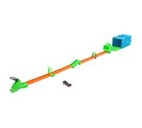 Hot Wheels Coffret De Construction Boîte Super Saut Toxique Track Builder, avec 1 Voiture Et 10 Éléments De Piste, Jouet Enfant, A Partir De 4 Ans, HKX47