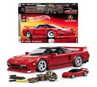 Hot Wheels - Coffret de Construction NSX Acura des Années 90 - Mattel Brick Shop - JFT17