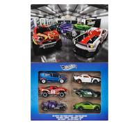 Hot Wheels - Coffret Multipack Legends - Lot de 6 véhicules et camions métal moulé 1/64 - JLB24