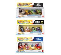 Hot Wheels Coffret Racerverse 4 Voitures en Métal Moulé À L’Échelle 1/64 avec Personnages Pop Culture Au Volant, À Collectionner, Jouet Enfant, Dès 3 Ans, HKD30