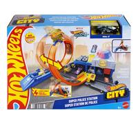 Hot Wheels Coffret Super Station De Police Multicolore TU
