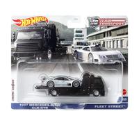 Hot Wheels Collector Fleet Street Transporter Collection Véhicule à partir de 3 ans HKF46