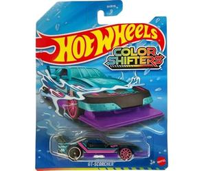 Hot Wheels Color Shifters GT-Scorcher - Change de couleur lorsqu'il est exposé à l'eau chaude ou froide ! Véhicule jouet moulé sous pression à l'échelle 1:64