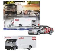 Hot Wheels Véhicules Team Transport Audi S4 Quattro + Fleet Flyer