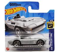 Hot Wheels - Corvette Grand Sport Roadster - HW Screen Time 8/10 - HKH90 - Carte courte - Fast & Furious - Mattel 2023