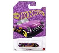 Hot Wheels Corvette violette '55, 57e anniversaire 4/6, échelle 1:64