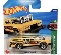 Hot Wheels Cruise Bruiser HYX77 HW Rake de réserve 1/5 - Wagon musculaire jaune à l'échelle 1:64 - Avec design Goodyear & MSD Racing - Mattel 2025 (91/250)