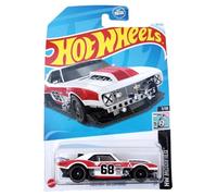 Hot Wheels Custom '68 Camaro, blanc avec accents rouges, échelle 1:64, jouet voiture en métal moulé sous pression, #81/250 HW modifié 7/10