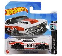 Hot Wheels Custom '68 Camaro - HW Modified 7/10 - HTD30 - Carte courte - GM - Blanc rouge - Mattel 2024 - 1:64