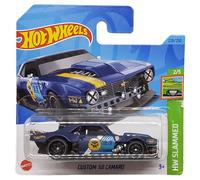 Hot Wheels - Custom ´68 Camaro - HW Slammed 2/5 - HKG68 - Carte courte - Bleu foncé - GM - Mattel 2023-1:64