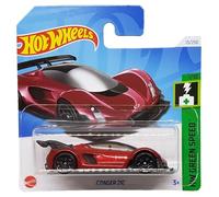 Hot Wheels - CZinger 21C - HW Green Speed 1/10 - HTC92 - Carte courte - Hypercar - Rouge foncé - Mattel 2024 - 1:64