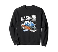 Hot Wheels Dashing Through The Snow Sweatshirt