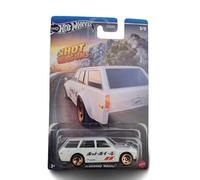 Hot Wheels Datsun Bluebird Wagon (510) (Blanc), Hot Wagons 3/5