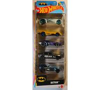 Hot Wheels DC Batman Lot de 5 voitures JBJ76 échelle 1:64 comprend Mr....