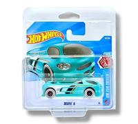 Hot Wheels Deora II (vert sarcelle clair, noir, blanc et or) 1/5 HW piloté par ventilateur - 2026-18/250 (carte courte) - Comprend un étui de protection KLAS Car Keeper - JJH93
